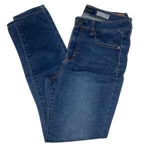 Aeropostale Dark Wash Blue Jeans High Waisted Jegging Stretch Denim Pants 10L